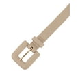 thumbnail image 2 of INSPIRE CHIC Womens 0.8" Width Textured Belts, Fashion Causal Faux Leather Waistband for Jeans Pants Dresses 44.1x0.8"(LxW) Khaki, 2 of 6