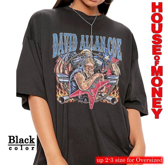 David Allan Coe Graphic Tee, Retro Outlaw Country Music T-Shirt