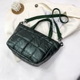 thumbnail image 4 of Women Nylon Shoulder Bag Design Space Padded Messenger Bag Solid Color Handbag, 4 of 6