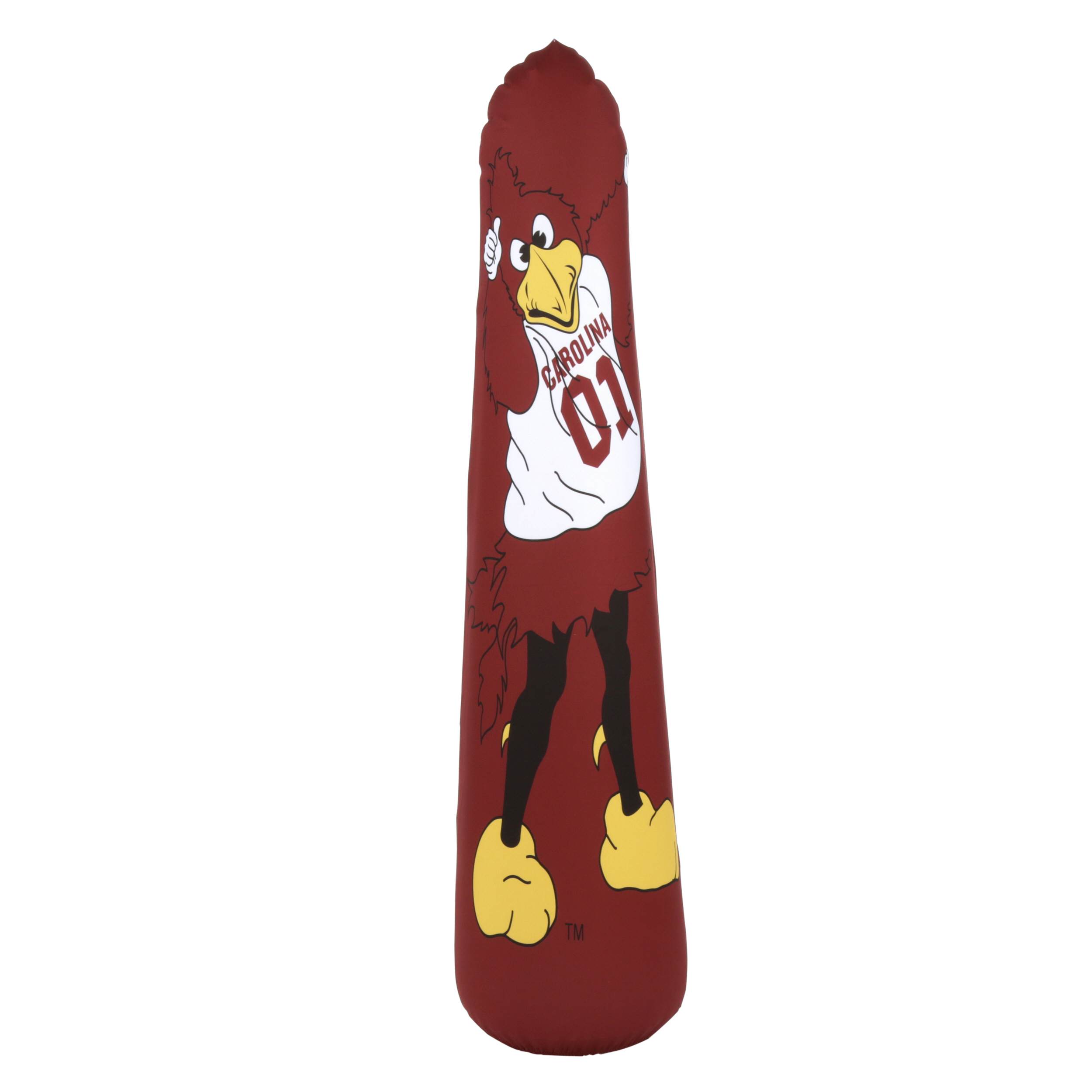 Kid Tough Fitness Inflatable 5FT Free-Standing Punching Bag + Machine Washable Fabric Cover South Carolina Gamecocks Kids Workout Buddy by Bonk Fit