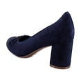 thumbnail image 3 of Naturalizer Sienna Women's Heels Midnight Blue Suede Size 11 M, 3 of 8