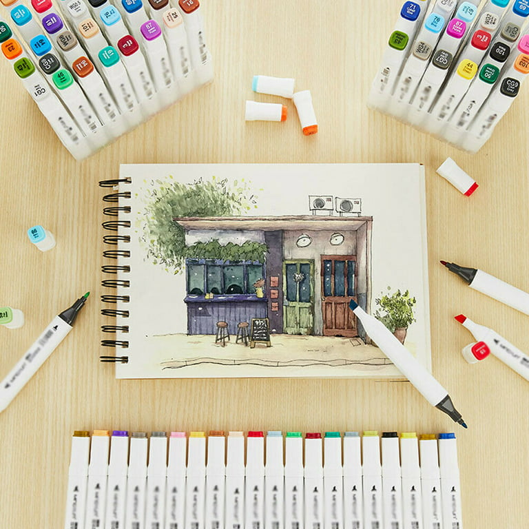80 Colors Good Quality Alcohol Based Markers Drawing Sketch