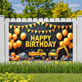 thumbnail image 3 of Colorful Balloons Construction Trucks Banner Celebration for Kids Party Indoor Decoration Event, 3 of 8