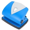 thumbnail image 4 of Hole Punching Machine, Bottom Equipped with Plastic Pad Adjustable Hole Punch  for Home for Office Black,Blue, 4 of 8