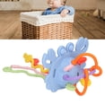 thumbnail image 1 of Pull String Sensory Toy, Soothe Gums Grasp Training Baby  Toy Educational Rich Color  For Travel For Toddlers Blue,Red, 1 of 8