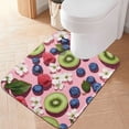 thumbnail image 2 of Yayeee Bath Rug for Bathroom Floor Non Slip Rectangle Fluffy Soft Absorbent Mat, 16"x24", Pink Kiwi, 2 of 7