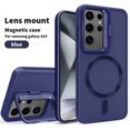 thumbnail image 1 of Camera Holder Case For Samsung Galaxy S24 Ultra S23 Plus Cover Magnetic For Magsafe Wireless Charge Shockproof Protector Shell, 1 of 7