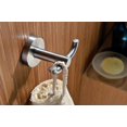 thumbnail image 3 of ANZZI Caster Series Double Robe Hook in Brushed Nickel, 3 of 3