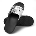 thumbnail image 4 of GZHJMY Stylish Slides for Women Men, Halloween Tree Silhouette Soft Flexible Slip-on Sandals Slippers, 4 of 7