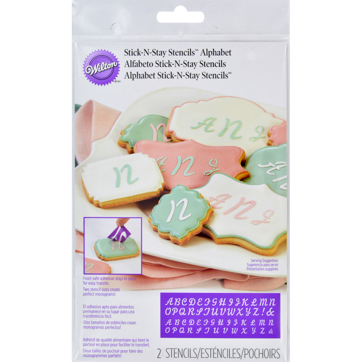 Stick & Stay Stencils, Alphabet