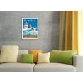 thumbnail image 4 of Fly The Finest Super Lockheed Constellation (Connie) - Vintage Airline Travel Poster by Frank Soltesz 1952 - 8 x 12 inch Vintage Wood Art Sign, 4 of 4