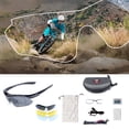 thumbnail image 6 of Polarized Sports Sunglasses Cycling Glasses for Men Women with 5 Interchangeable Lenses for Cycling Running Hiking UV400, 6 of 8