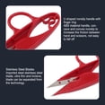 thumbnail image 4 of Sewing Scissors, Stainless Steel Blade Comfortable Grip Multifunction Easy To Use Portable Finger Ring Design Yarn Thread Snips 12Pcs  for Tailoring, 4 of 7
