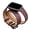 Wine Red/Black, variant on WFEAGL iWatch Band Leather Double Tour Replacement Band 38mm 40mm Ivory/Silver