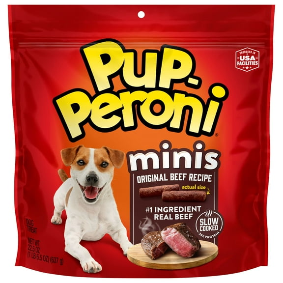 Pup Peroni Minis Original Beef Recipe Dog Treats, 22.5 oz Bag