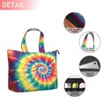 thumbnail image 2 of Colorful Tie Dye Spiral Pattern Travel Tote Bags for Women Carry On,Large Weekender Bags for Women Travel,Multi Functional Duffle Bag for Work,Shopping,Sports, 2 of 5
