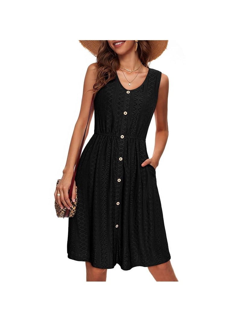 button up crochet dress Sand Dune Crochet Button Down Dress