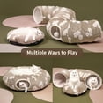 thumbnail image 2 of Cat Tunnel Bed with Soft Cushion, Cat Toys for Indoor Cats Enhance Bonding Between Pets and Owners, Encourage Exploration, and Satisfy Natural Instincts for Kittens, Dogs, and Rabbits, 2 of 8