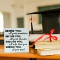 thumbnail image 6 of Zmeidao Graduation Quote Wood Box Sign Decor, Positive Behind You All Your Memories Wooden Block Plaque, Graduation Gifts for Her, 6 of 7