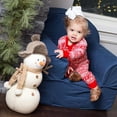 thumbnail image 5 of Gyratedream Elk Striped Christmas Matching Family Pajamas Sets Long Sleeve Pullover Pants PJs Loungewear, 5 of 7