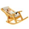 thumbnail image 3 of Modèle de Meubles de Maison de Poupée Miniature Chaise Berçante avec Mini Ornement de Poupée, 3 of 9
