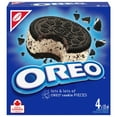 thumbnail image 1 of CHRISTIE OREO Cones, Vanilla Frozen Dessert With OREO Pieces, Dipped In OREO Chocolatey Coating, 4 x 125 ml, 1 of 8