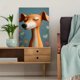 thumbnail image 5 of Qisvanset Framed Canvas Wall Art 12x16 Inch Cute Heart Greyhound Dog Home Gift Art, 5 of 5