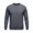 07#Dark Gray, variant on Unisex Crew Neck Pullover Sweatshirt Solid Color Loose Fit Long Sleeve Casual Couple Matching Sports Top Everyday Basic Long Sleeve Shirts
