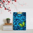 thumbnail image 5 of FMSHPON Beautiful Butterfly Clipboard Hardboard Wood Nursing Clip Board and Pull for Standard A4 Letter 13x9 inches, 5 of 5