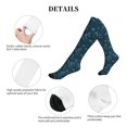 thumbnail image 5 of Sikiie Rose Flowers 1 Pairs Compression Socks for Men and Women 15-20 mmHg Running Support Socks, 5 of 7