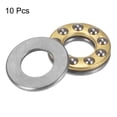 thumbnail image 3 of Uxcell F8-16M Thrust Ball Bearing 8x16x5mm Brass with Washers 10 Pack, 3 of 4