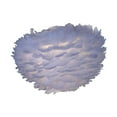 thumbnail image 1 of Pantalla de lámpara de plumas, pantalla de luz colgante, pantalla colgante minimalista romántica, cubierta de lámpara de escritorio para luz de noche 40cm, 1 of 9