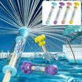 thumbnail image 2 of Pusher Type Fun Firework Water-Jet Spray Toy Large Water Capacity Kids Water Toy for Summer Beach, 2 of 5