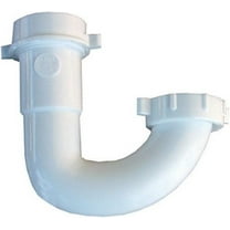 Lasco Fittings J-Bend Nut and Washer - White Plastic - 1-1/2 Inch