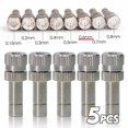 thumbnail image 1 of 6mm 0.15-0.8mm Low Pressure Misting Nozzles Fine Atomizer Sprayer Slip Lock for Outdoor Garden Irrigation Humidification Cooling, 1 of 6