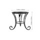 thumbnail image 4 of Iron Metal Mini Small Flower Plants Pot Stand for Indoor Outdoor Balcony Desk (Black), 4 of 4
