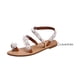 thumbnail image 4 of Nuevas sandalias de playa informales con flores planas para mujer, sandalias tipo jersey para mujer Wmkox8yii  nm6044, 4 of 9