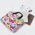 thumbnail image 5 of 16" Laptop Briefcase for Work Travel Laptop Shoulder Bag Carrying Handbag Laptop Case Vibrant and Lively Butterflies, 5 of 8