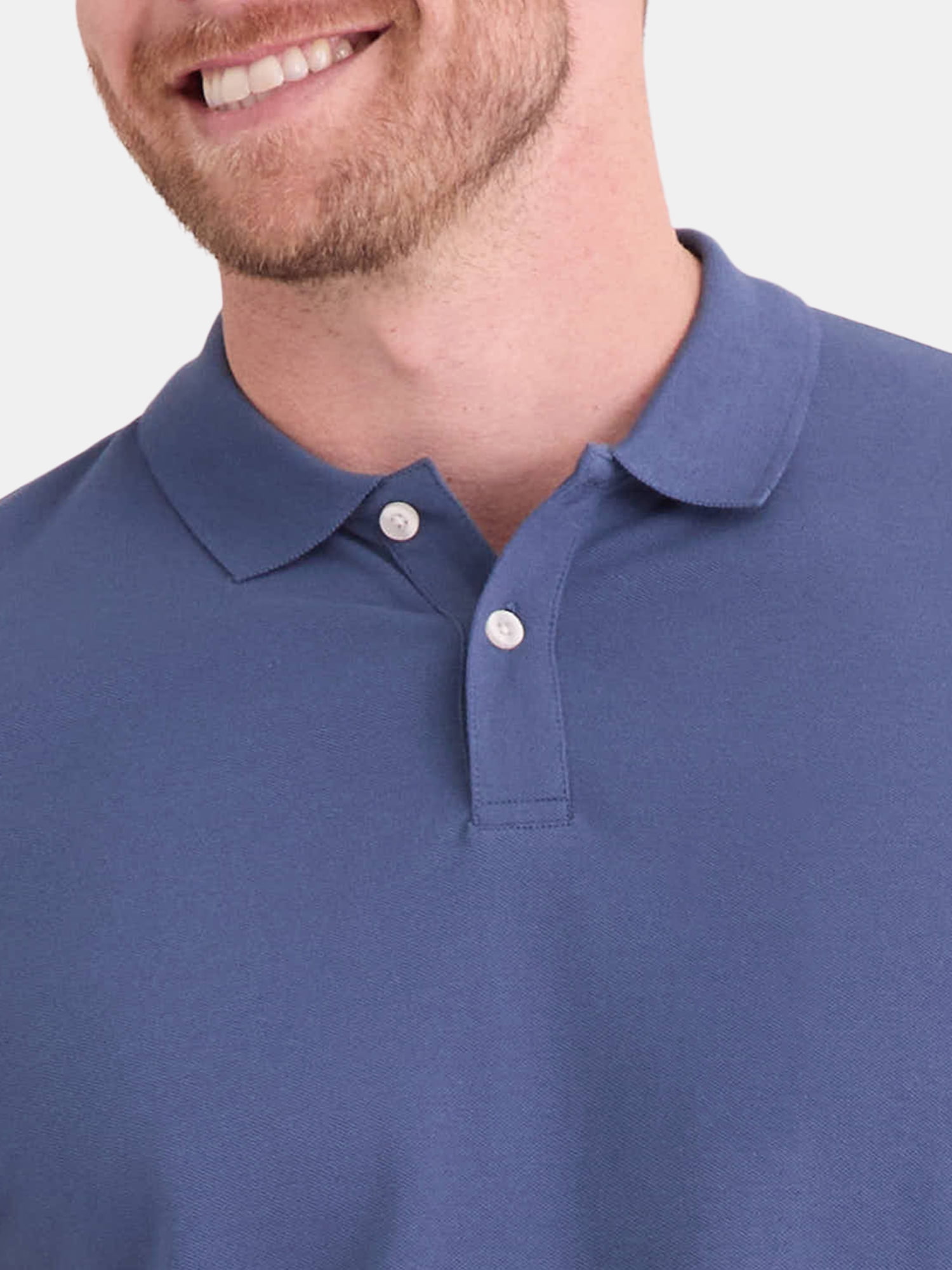 George Men’s and Big Men’s Pique Polo Shirt, Sizes XS-3XL