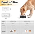 thumbnail image 2 of Cuencos para perros LIHOOOOM de acero inoxidable, 1200 ml, agua, 580 g, comida, 2 of 7