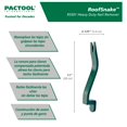 thumbnail image 3 of Removedor de uñas Roof Snake Tool PacTool RS501 para tejas, 3 of 4