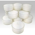 thumbnail image 5 of Hyoola, 10 Hour European Made Unscented Jumbo Tealight Candles - White (32 Pack), 5 of 8
