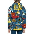 thumbnail image 4 of Kll Unisex Kids Boys Girls Hooded Pocket Pullover Hoodies-Vehicles Cartoon With Funny Drivers, 4 of 9