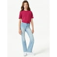 thumbnail image 2 of Free Assembly Girls High Rise Relaxed Flare Jeans, Sizes 4-18, 2 of 5
