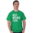 thumbnail image 3 of Best Nephew Ever Family Aunt Uncle Men's Big & Tall Crewneck Graphic Tee Brisco Brands 4X, 3 of 5