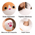 thumbnail image 4 of Almohada Larga De Peluche Gatito Cojin Juguete Suave 70 Cm Xtellar Amarillo, 4 of 4