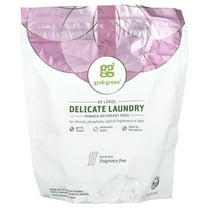 Grab Green Delicate Laundry Detergent Pods, 60 Count, Fragrance-Free, Plant and Mineral Based