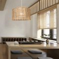 thumbnail image 3 of kusrkot Rattan Lamp Shade Light Fixture Retro Wicker Lamp Shade Lamp Shade for Hotel, 3 of 6