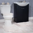 thumbnail image 1 of Somerset Home 3 Piece Super Plush Non-Slip Bath Rug Set - Ivory, 1 of 4