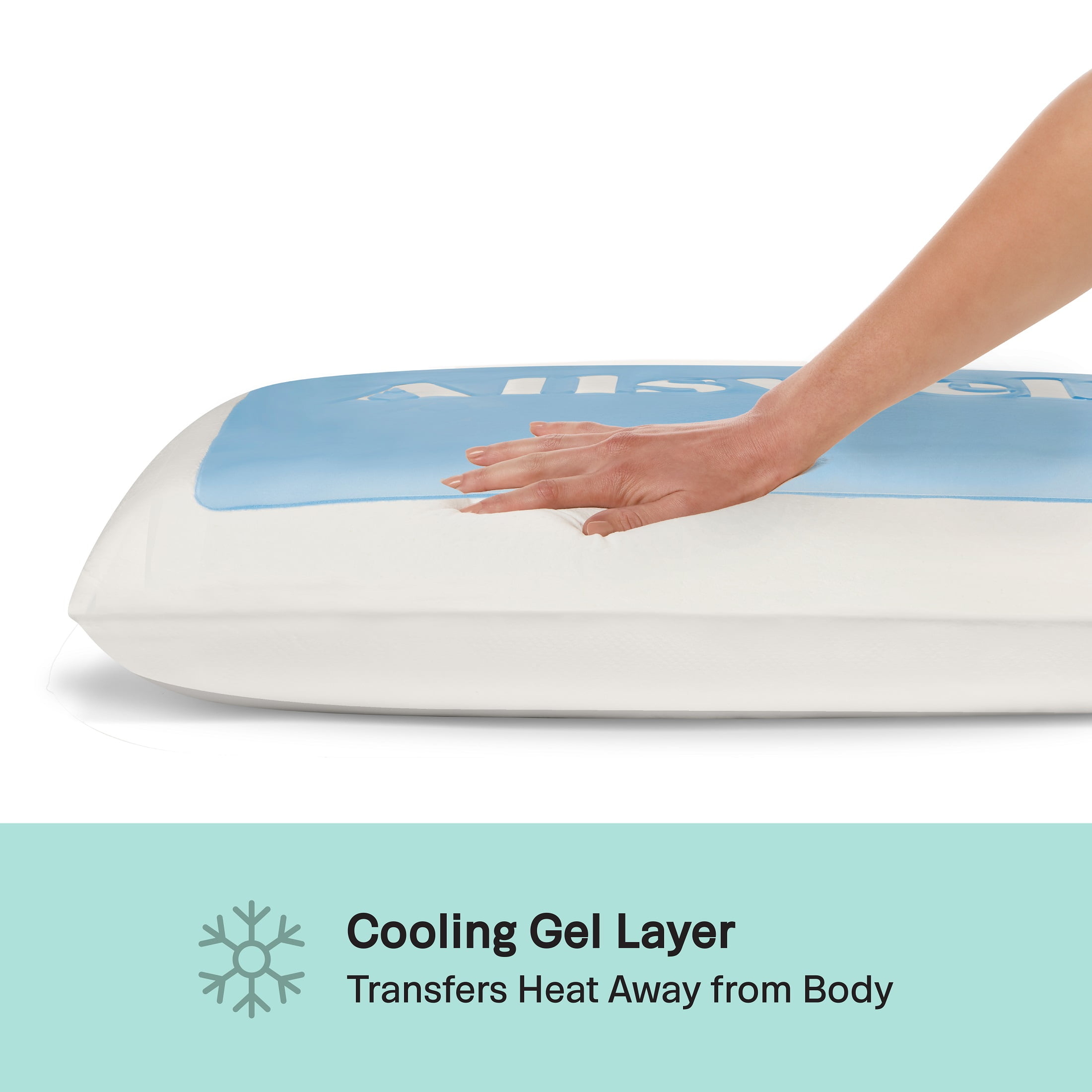 (8 pack) Allswell Cooling Pillow, Standard/Queen, Adult